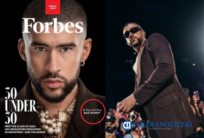 Forbes nombra a Bad Bunny el Rey del Pop