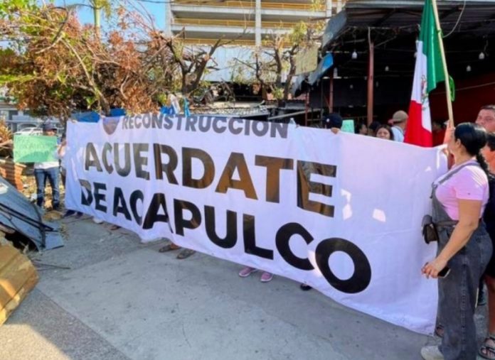 caravana de habitantes de Acapulco