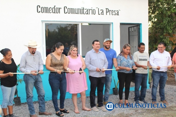 Inaugura Carlos Carrasco comedor comunitario en La Presa