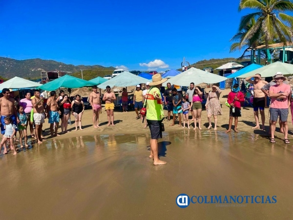 UEPC exhorta a colimenses y turistas a respetar medidas establecidas en playas y balnearios