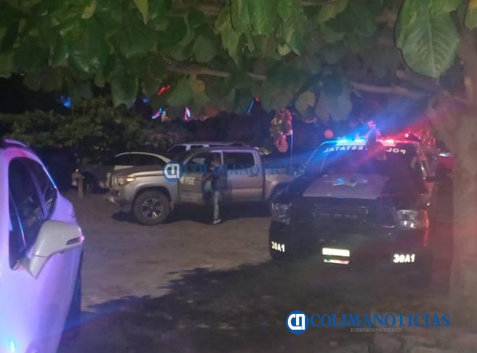 baleado en Villa San Sebastian Colima