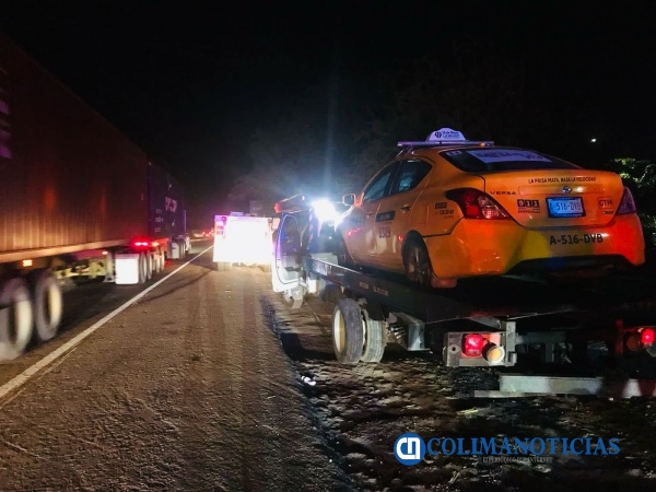 UEPC y Cruz Roja apoyan tras accidente carretero a la altura de Caleras
