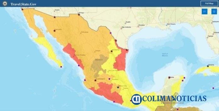 Emite EU nueva alerta de viaje para Colima