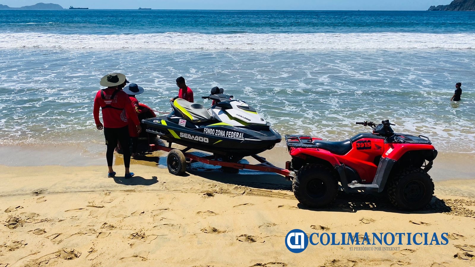 Bomberos de PC y Manzanillo reportan seis rescates de bañistas, atención de primeros auxilios y localización de menores en zona de playa