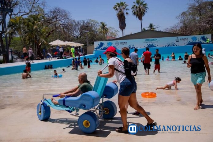Albercas del Parque Regional de Colima espacio incluyente