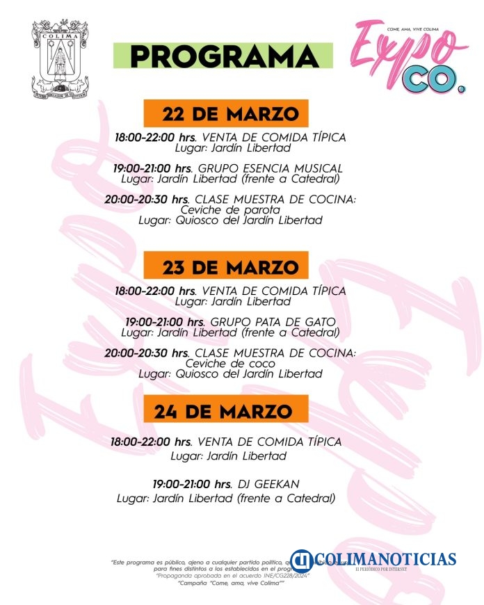 Ayuntamiento de Colima informa de las actividades Expo Co