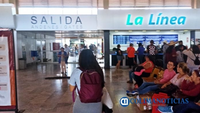 Central de Camiones de Colima por Semana Santa