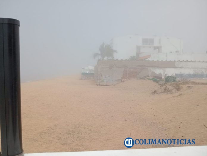 Banco de neblina cubre las costas de Manzanillo