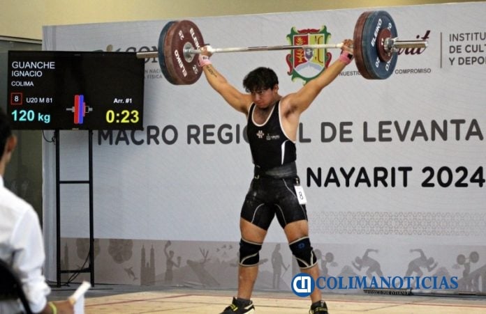 Colima suma dos clasificados directos a Nacionales Conade 2024 en halterofilia