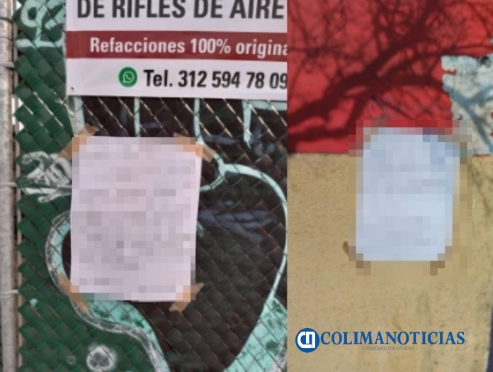 Aparecen cartulinas con mensaje amenazante en diversos puntos de la capital