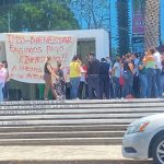 Trabajadores de Jurisdicción 1 se manifiestan por falta de pago del IMSS -Bienestar 2