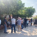 fila para votar