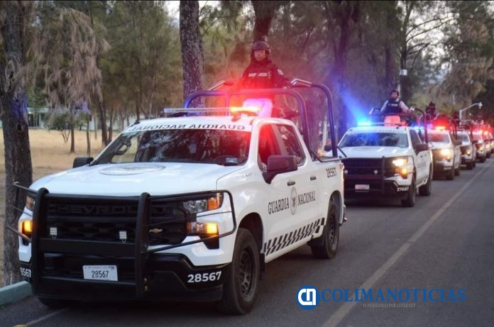 Arriban 490 elementos de la Guardia Nacional para reforzar la seguridad en Colima