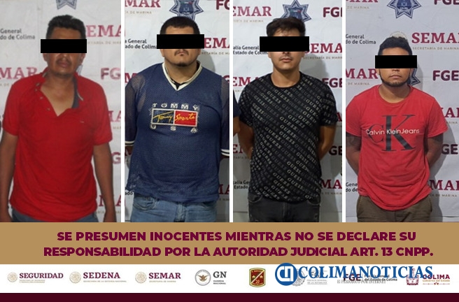 Cuatro individuos detenidos por el delito de violencia intrafamiliar en Colima SSP