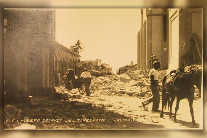 foto antigua sismo colima