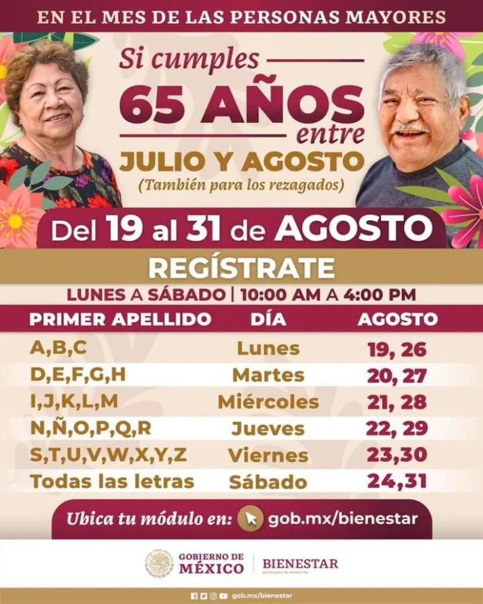pensión adulto mayor
