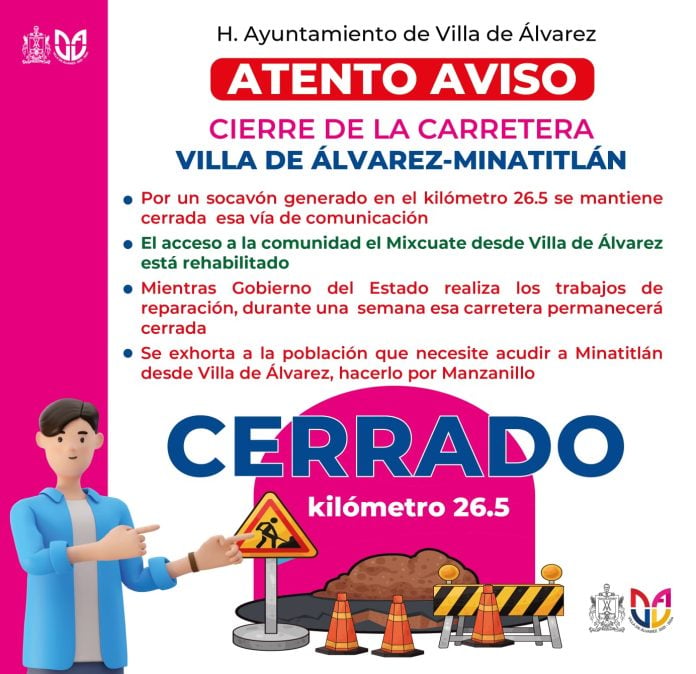 Cierre Carretera VdeÁ-Minatitlán