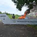 Marina y Fiscalía General de la República incineran 198 kilogramos de metanfetamina en Manzanillo(1)