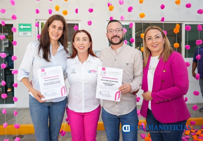 Entrega Alcaldesa nombramientos a Presidente del Patronato y Directora del DIF VdeA