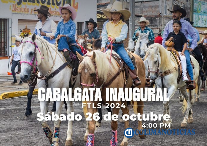 Hoy es la Gran Cabalgata Inaugural de la Feria de Todos los Santos Colima 2024