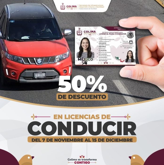 Este jueves inician los descuentos en licencias de conducir