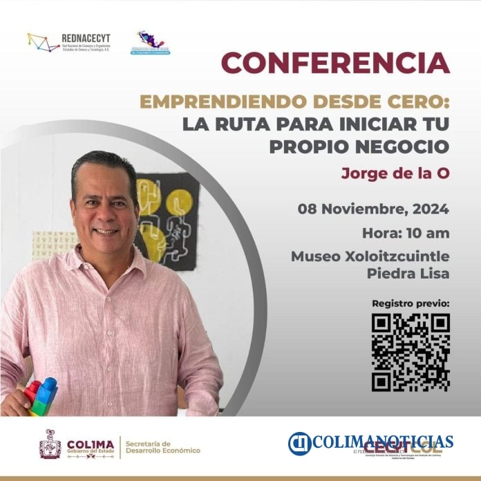 Jorge de la O imparte la Conferencia ‘Emprendiendo desde cero la ruta para iniciar tu propio negocio’