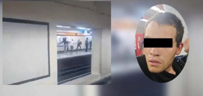 METRO TACUBAYA AGRESIÓN