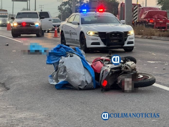 Fatal accidente Muere un hombre al ser atropellado por un motociclista