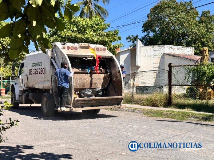 Tecomán rutas de recolección de basura