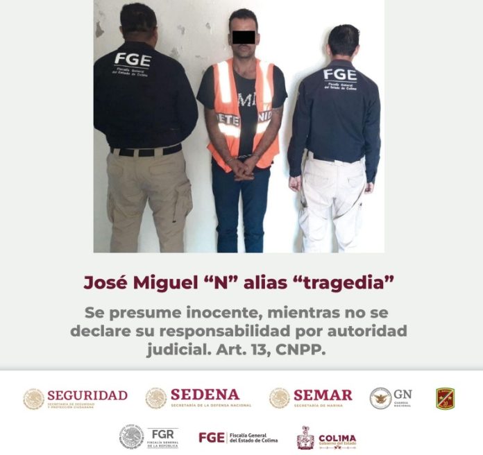 FGE detiene a presunto asesino de pareja en Manzanillo