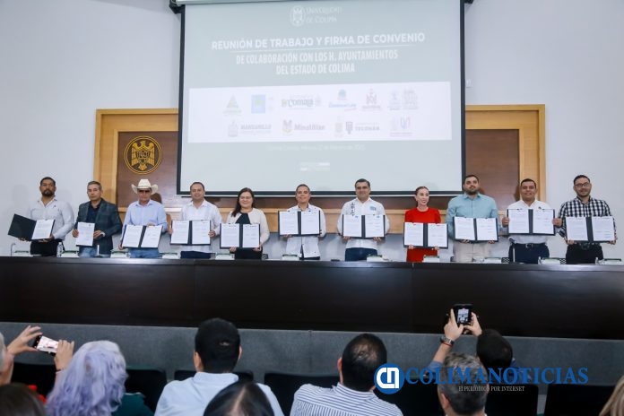 Firman UdeC y los 10 ayuntamientos de Colima convenio genera