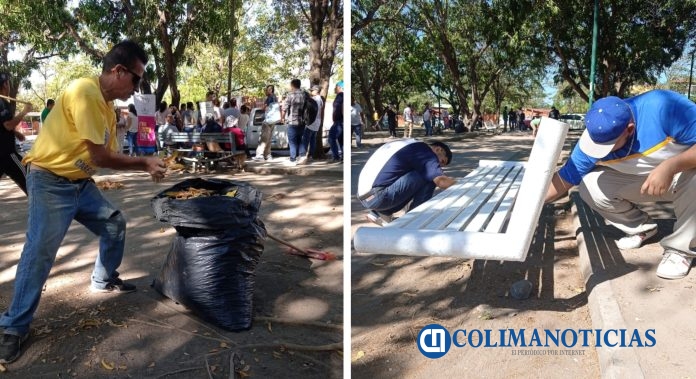 Personal de CAREADIC se suman a brigadas de limpieza Colima