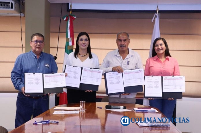Signan convenio Secretaría de Educación, INE e IEEC para Proceso Electoral Extraordinario