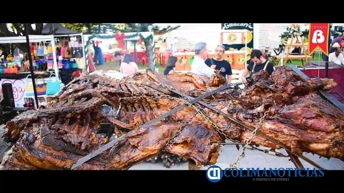 Asado de la vaca en Sábora Fest