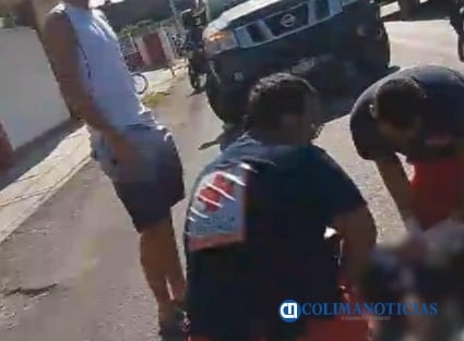 Atropellada en Tecomán