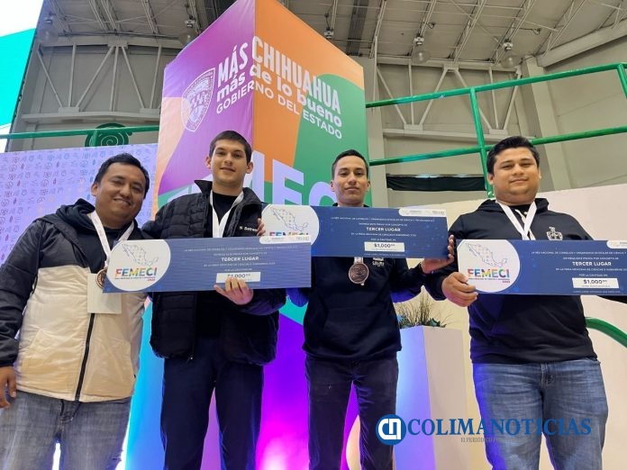 Colima obtiene 3er. lugar en la Feria Mexicana de Ciencias e Ingenierías, en Chihuahua