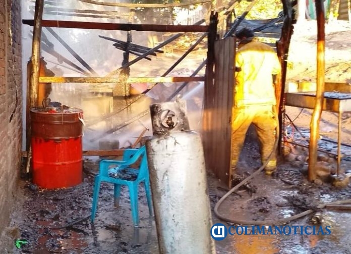 Explosión de cilindro de gas