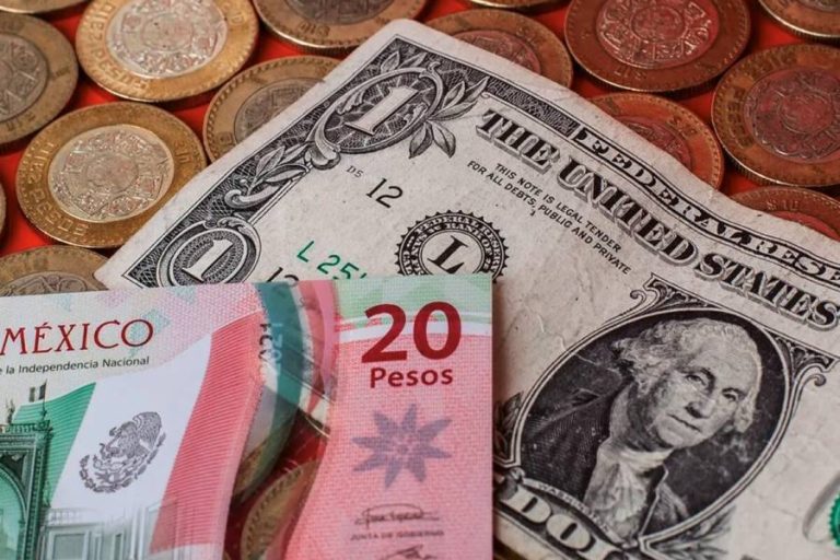 Peso mexicano apunta a su cuarta caída consecutiva frente al dólar y a su peor semana desde marzo