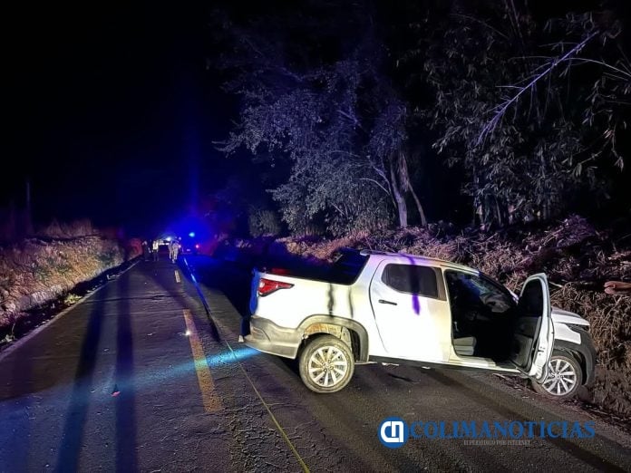 Un muerto y un lesionado durante un fuerte accidente cerca de La Nogalera en Comala