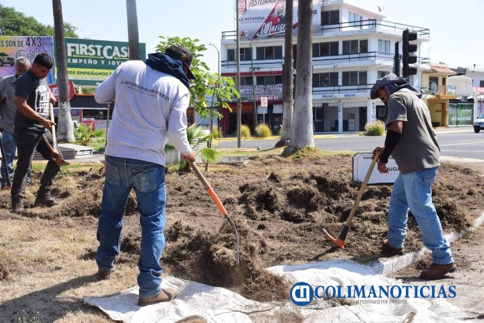 Avanza la rehabilitación de la glorieta Griselda