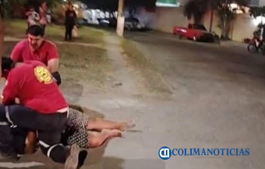 Motociclista lesionado en Manzanillo