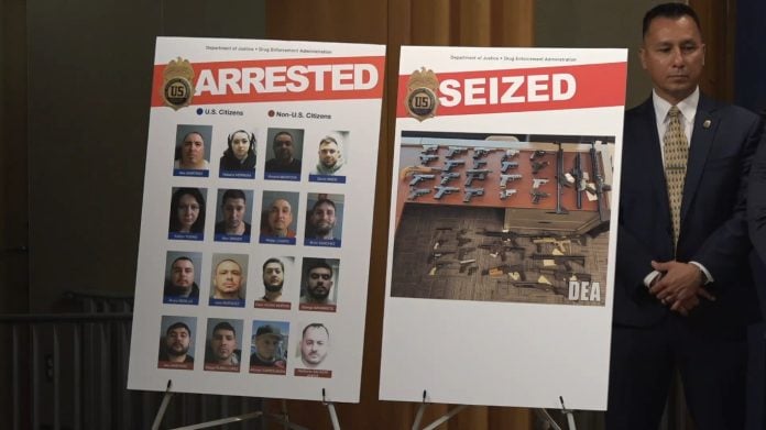 Estos son los 16 miembros del Cártel de Sinaloa detenidos por Estados Unidos