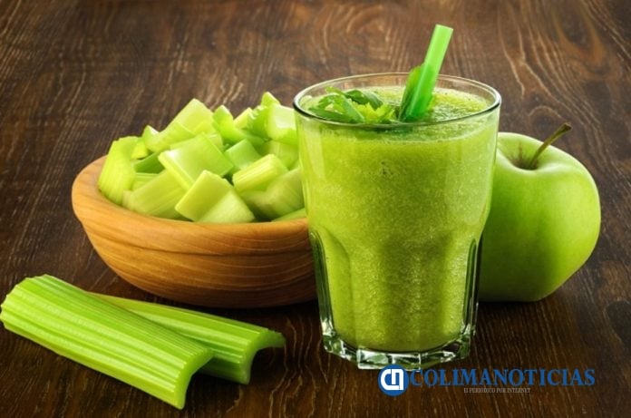 Jugo de Apio-Manzana Verde y Limón