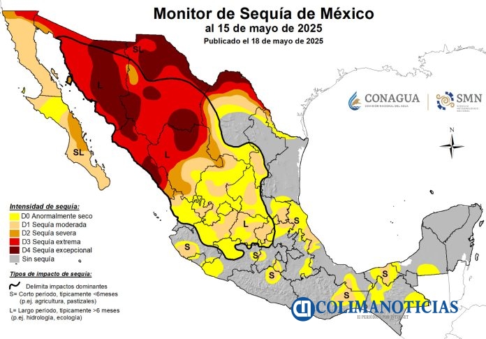 La Sequía afecta casi al 50% del Territorio Nacional