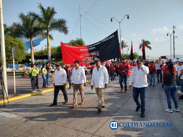 Marcha en Manzanillo Día del Trabajo (5)