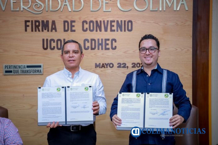 Refuerzan UdeC y DDHH-Colima compromiso con derechos humanos
