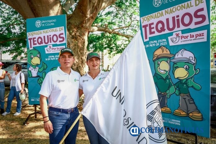 Se suma UdeC a la Jornada Nacional de Tequios_Rector y Blanca_a