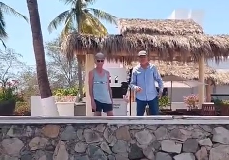 Video viral extrajeros la playa La Boquita