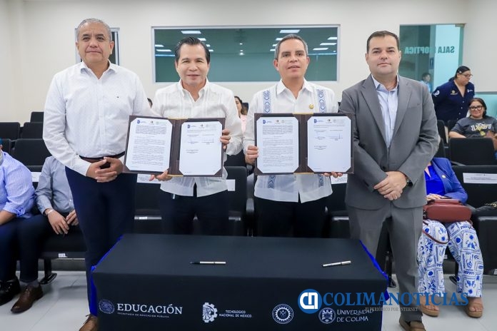 Visita rector el Instituto Tec de Aguascalientes y firma convenio