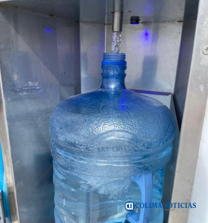 ¿Estará limpia... Dispensadores de agua en Colima sin sellos de quién los regula